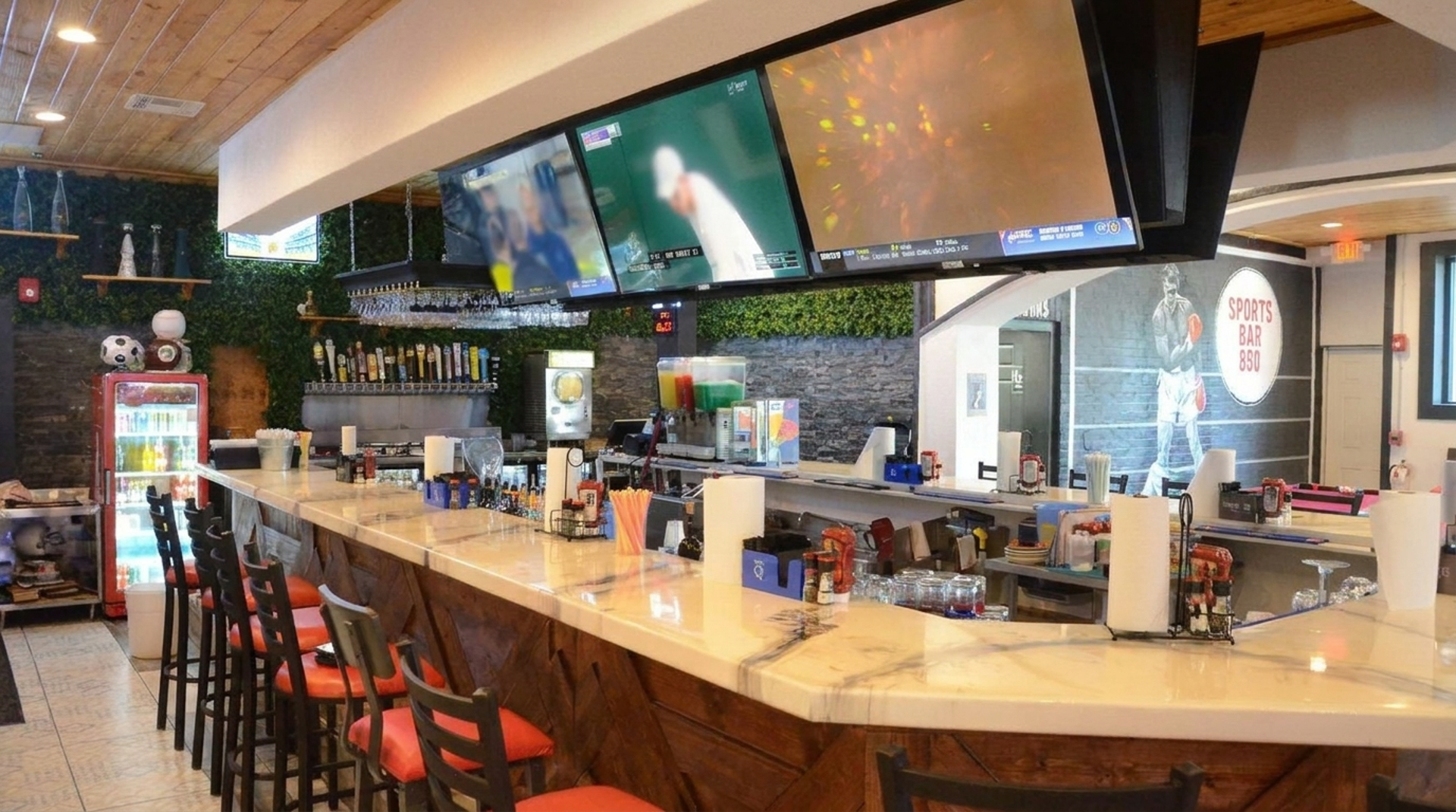 Game day at the bar